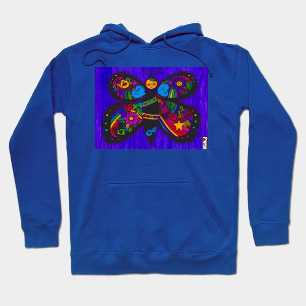 Love Joy Butterfly Hoodie by Kat Loves Chocolate